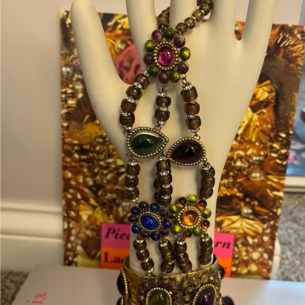 Christian Lacroix Vintage Runway Ring / Cuff Bracelet